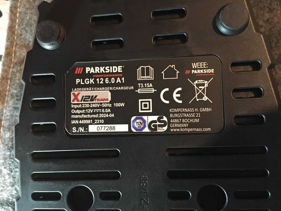 Incarcator 12V 6ah parkside performance