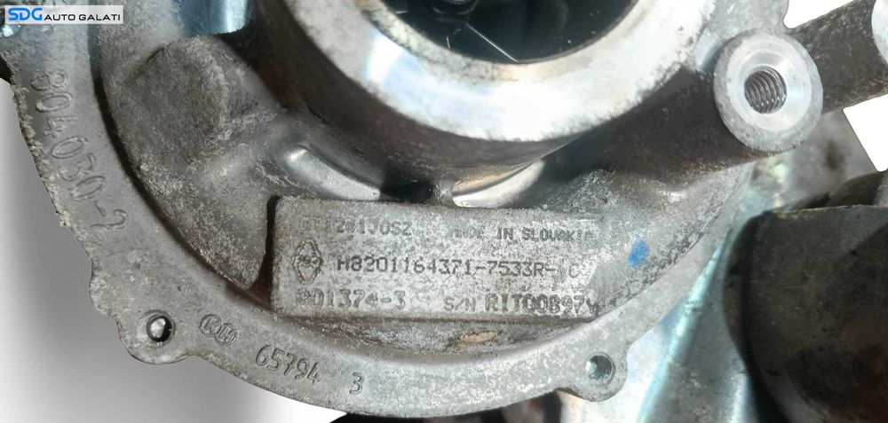 Turbo Turbina Turbosuflantă Renault Megane 3 1.5 DCI 2008 - 2015 Cod H8201164371-9263R, 801374-0003 144117533R [MX0205]