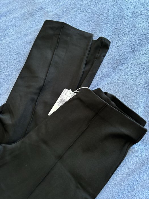 Леггинсы черные Mango , клеш