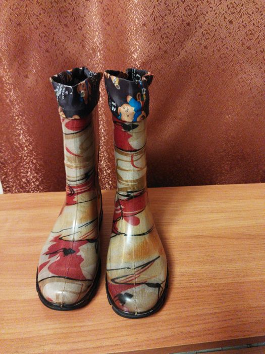 Сапоги гелевые утеплённые 31 размер