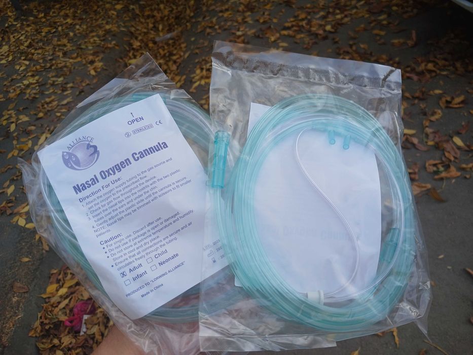 Канюля назальная, маска и маска вентура