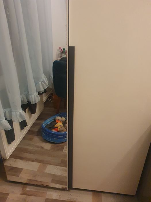 Dulap 2 usi alb lucios