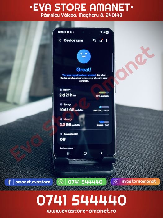 SAMSUNG Galaxy S22 Black 128GB 8GB RAM Dual SIM