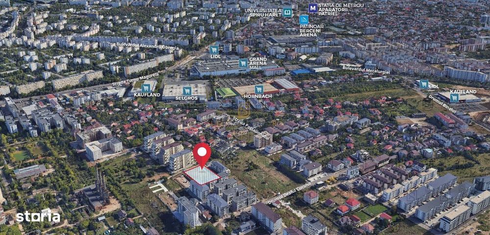 Teren cu autorizatie de constructie, D+P+6E+7ER+8ER, zona MEtalurgiei