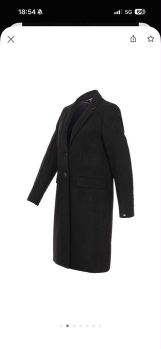 Оригинално палто в син цвят Tommy Hilfiger