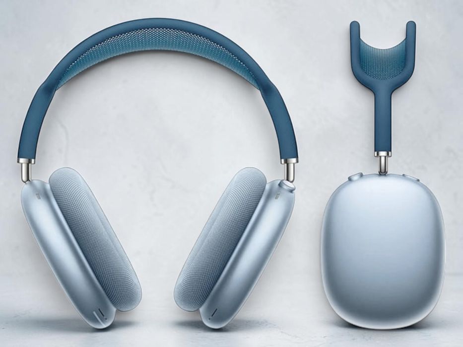 Apple Airpods Max Blue / Starlight ЧИСТО НОВИ! Неразпечатани! 1г. Гаранция към Apple!
