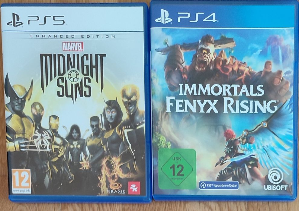 Midnight suns PS5, Immortals Fenyx Rising PS4/PS5
