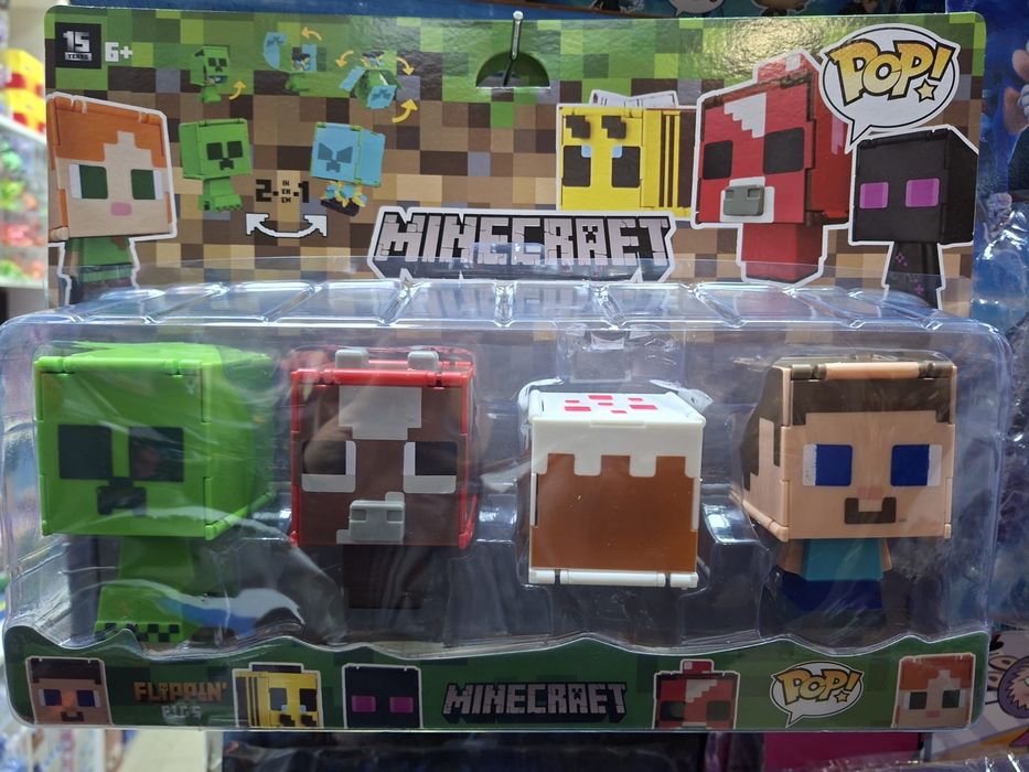 Комплект 4 фигурки Майнкрафт Funko Pop Minecraft