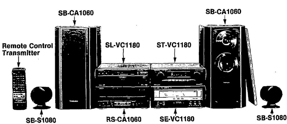 2 колонки technics 4om SE-S1080