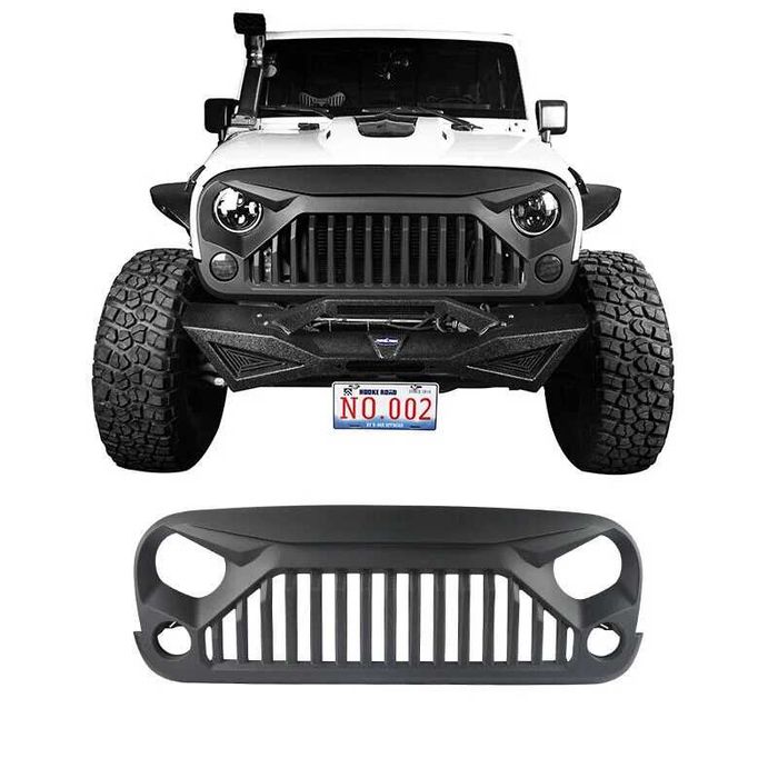 Grila fata “ANGRY” Jeep Wrangler JK 2007-2017 TRANSPORT GRATUIT