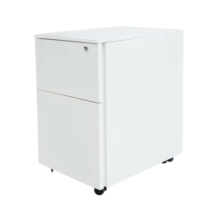 Clasificator/fiset metalic Breckner Germany, 2 sertare cu role, sina, inchidere cu cheie centralizata, 560x340x480 mm, gri RAL 7035, 17 kg, livrat
