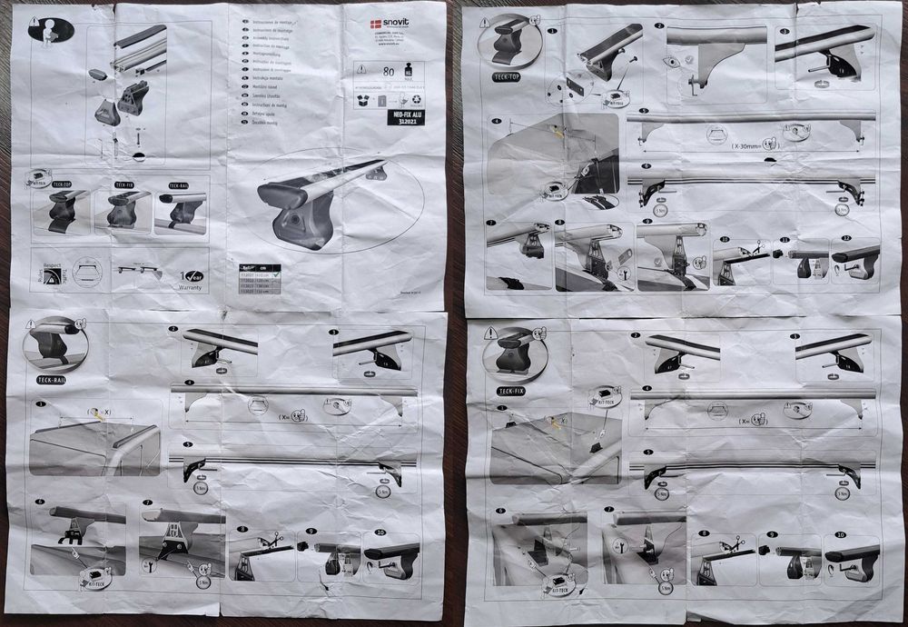 НАПРЕЧНИ ГРЕДИ SNOVIT NEO 110 см, 80 кг (Багажник за автомобил)