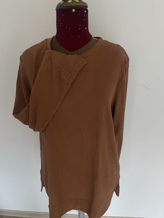 Bluza dama catifea material foarte fin culoare caramiziu