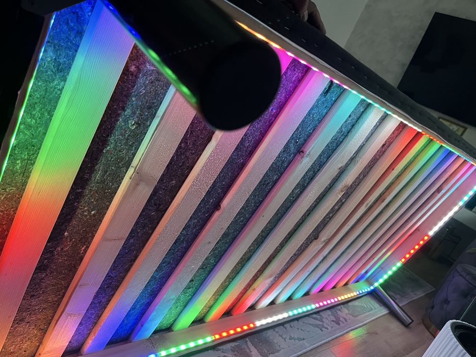 Pat 90/200 cu saltea Dreamzone si leduri
