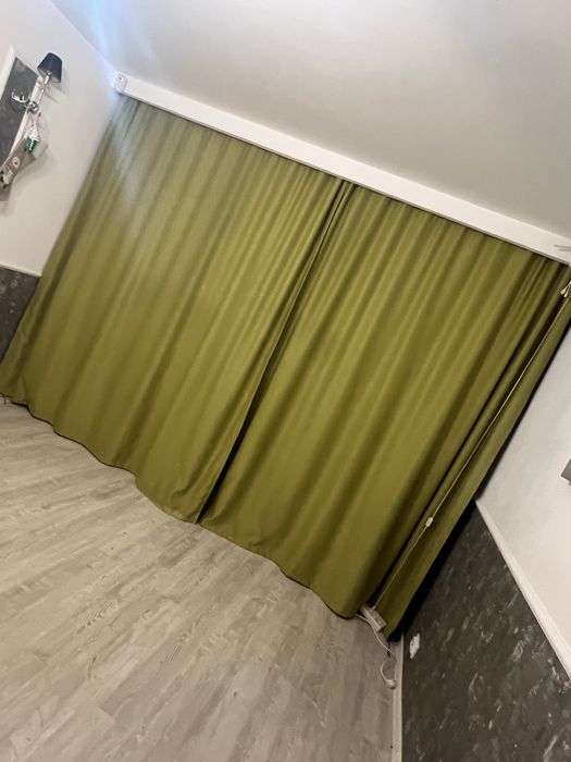 Draperie 4,40 m L-verde perdea 100% intuneric-verde praz,verde lime