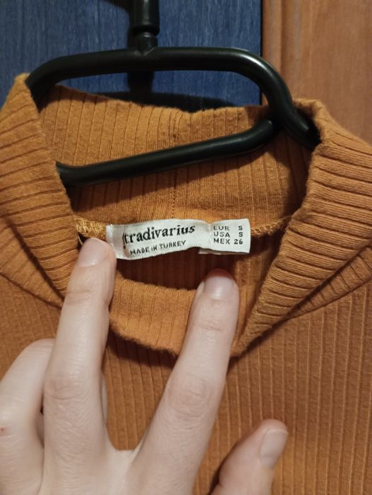 Дамско поло цвят горчица размер S