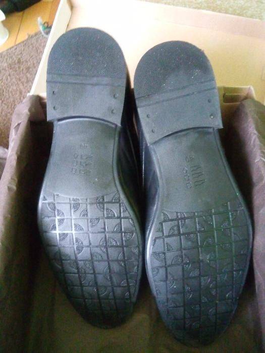 НОВИ Български официални мъжки обувки - естествена кожа