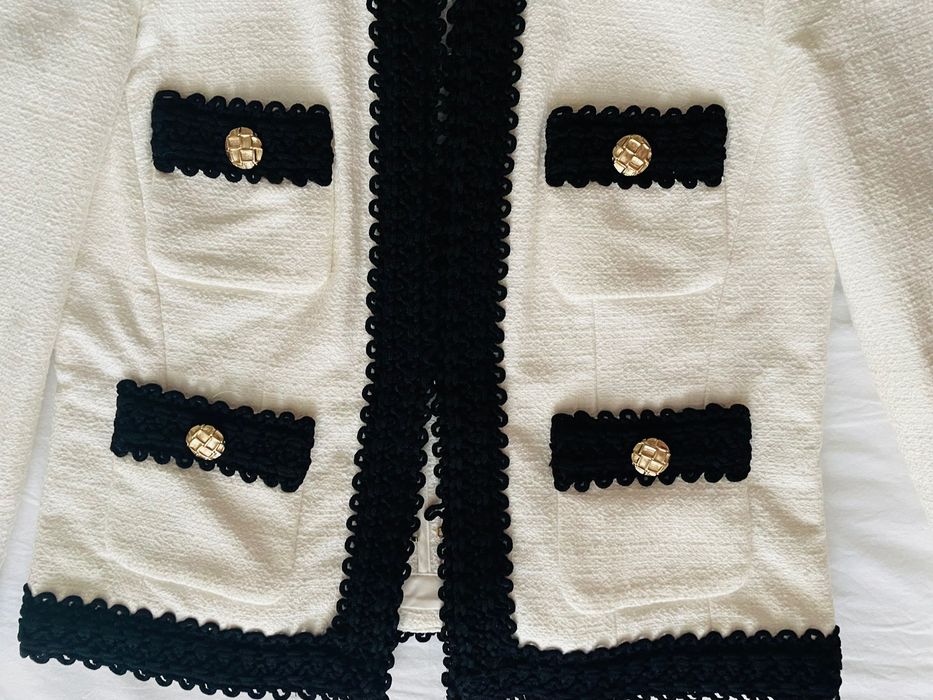 Jacheta chic stil Channel (brand Luisa Spagnoli)