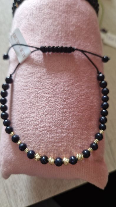 Bratara  10 bilute din aur 14K 585