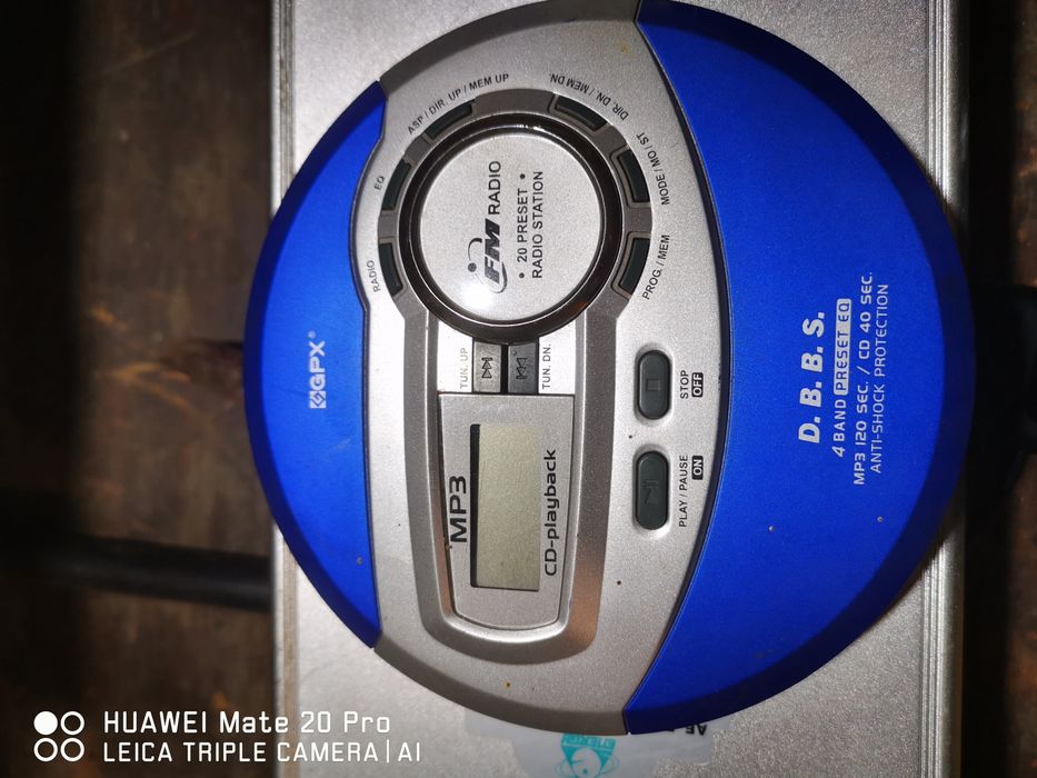 Walkman cd playere