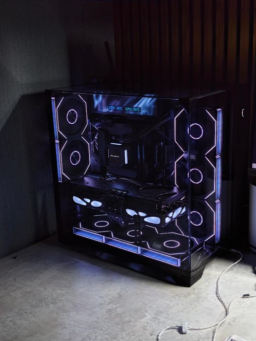 Rx9070xt + intel ultra7 265kf компьютер