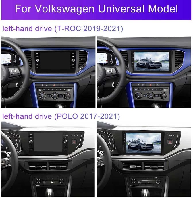 Mултимедия за VW навигация Android Volkswagen Polo TRoc Transporter T6