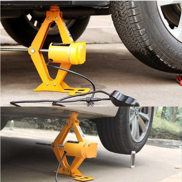 Комплект електрически крик 2Т и гайковерт 12V