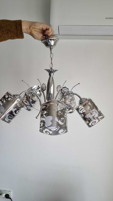 Люстра, 5 рожков, новая