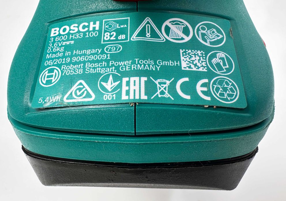 Bosch isio 3 - Акумулаторна ножица за трева с телескопична дръжка