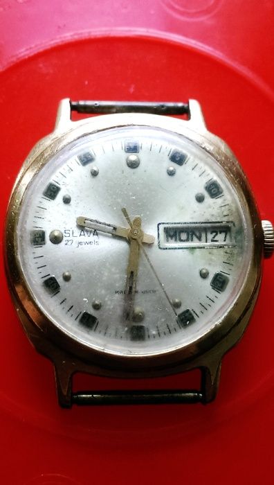 Часы позолоченные Слава 10au