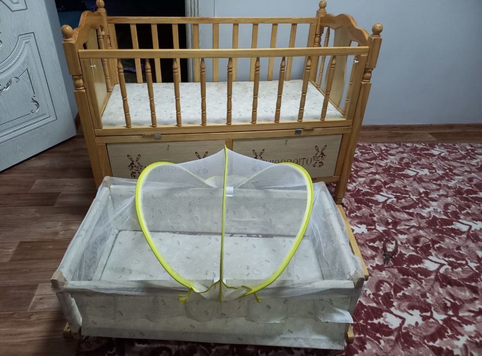 Детский манеж кроватик