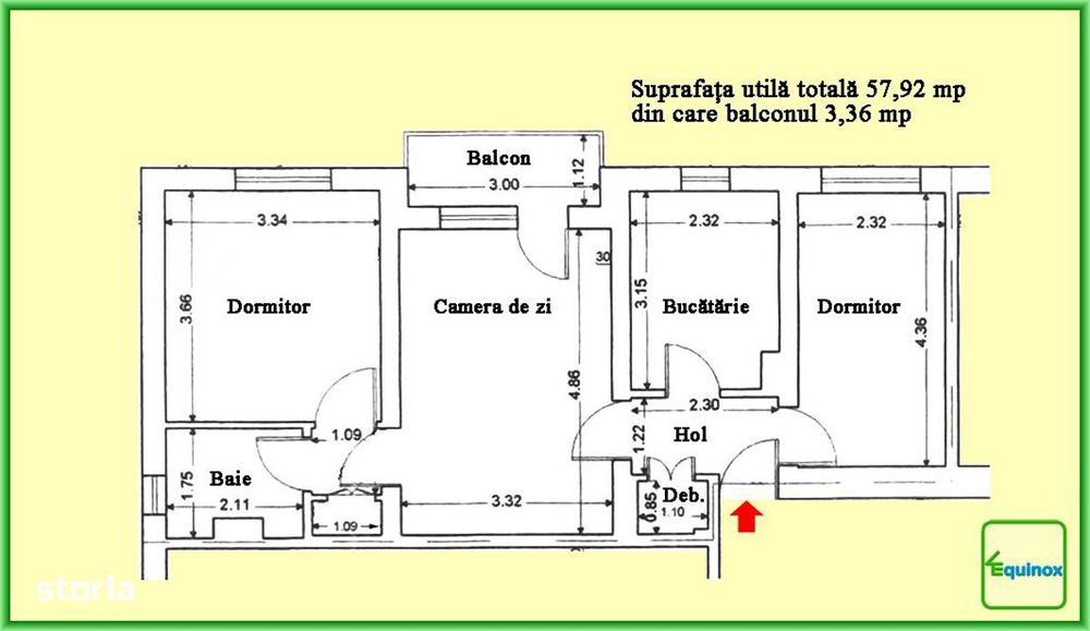 Apartament cu 3 camere de vânzare, Nord-Cameliei, ECX31188