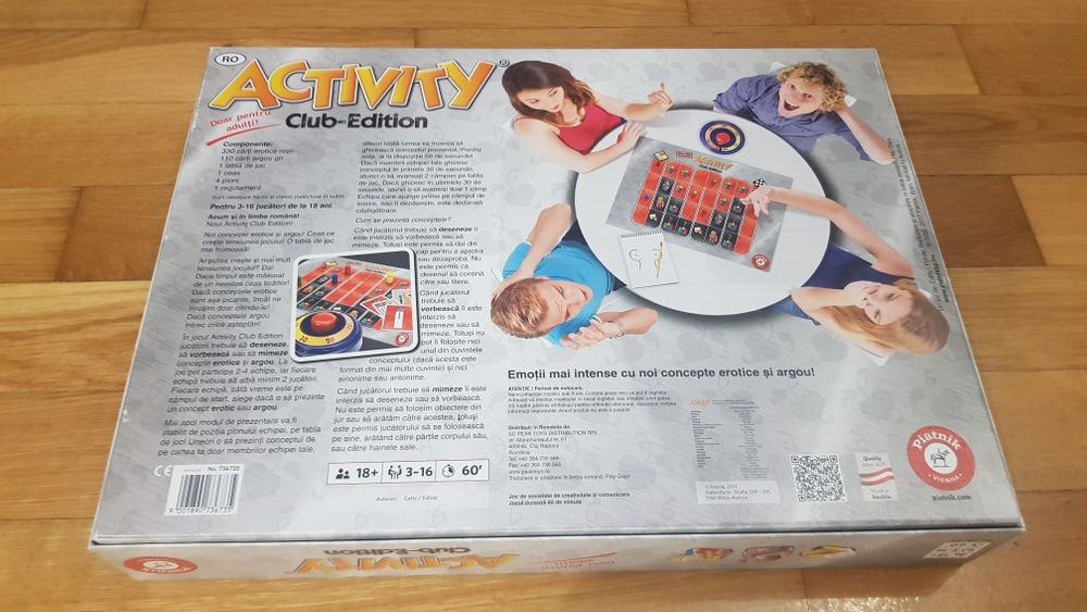 Activity Club Edition 18+, ca NOU