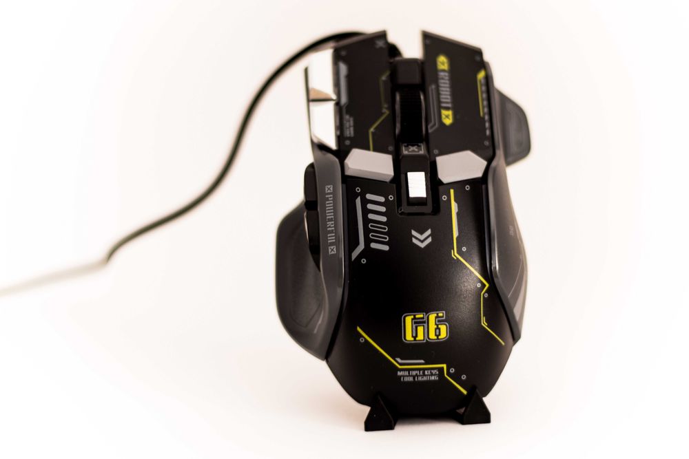 Mouse de Gaming G6, RGB, Ergonomic, 10 butoane reglabile