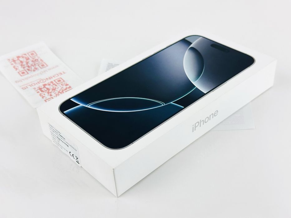 НОВ! Apple iPhone 16 Pro Max 256GB Black / Natural 2г. Гаранция!