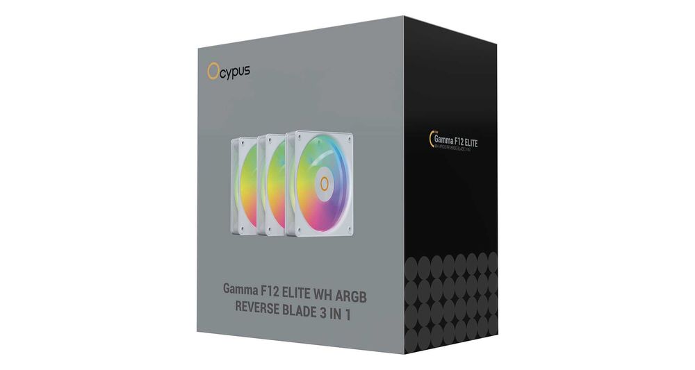 \ Вентиляторы для корпуса Ocypus Gamma F12 Elite ARGB 3IN1