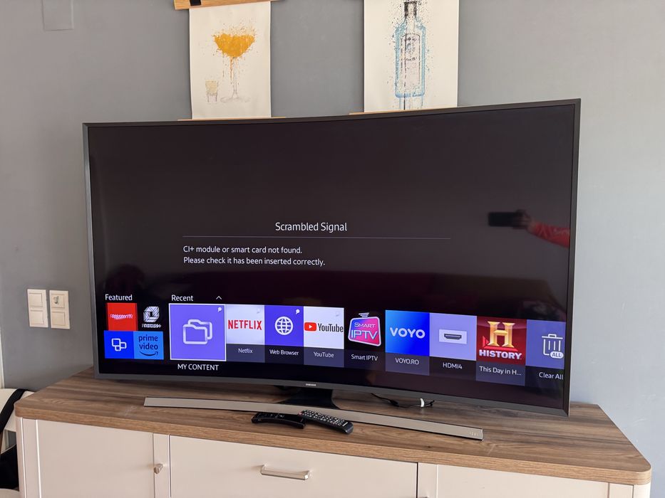 Televizor SAMSUNG  55" UHD 4K Curved Smart TV JU7500 Serie