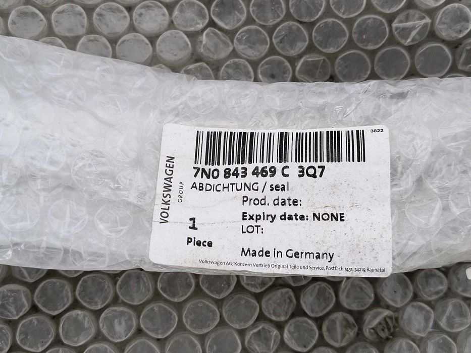 Cheder Exterior Geam Ușă Spate Stânga Crom VW Sharan Seat Alhambra 2010-2022 Cod OEM 7N0843469C (1C4)