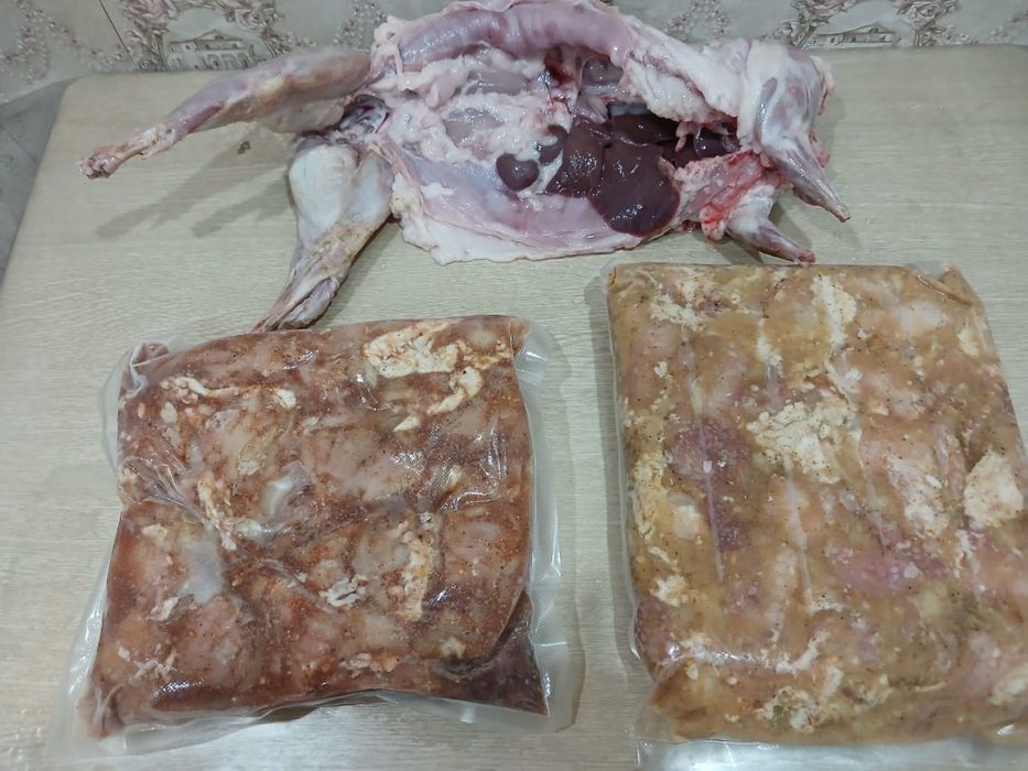 Мясо свежего кролика