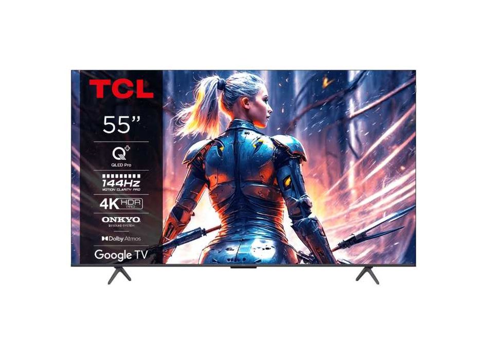 Televizor TCL QLED 55T8B 139 cm Smart Google TV 4K Ultra HD 144Hz PS5