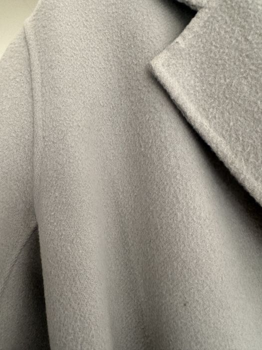 Пальто шерсть серое