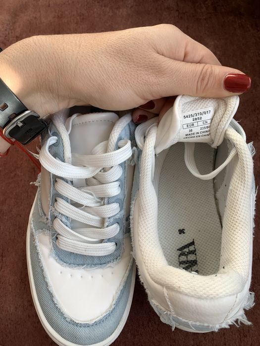 Гуменки с деним ZARA