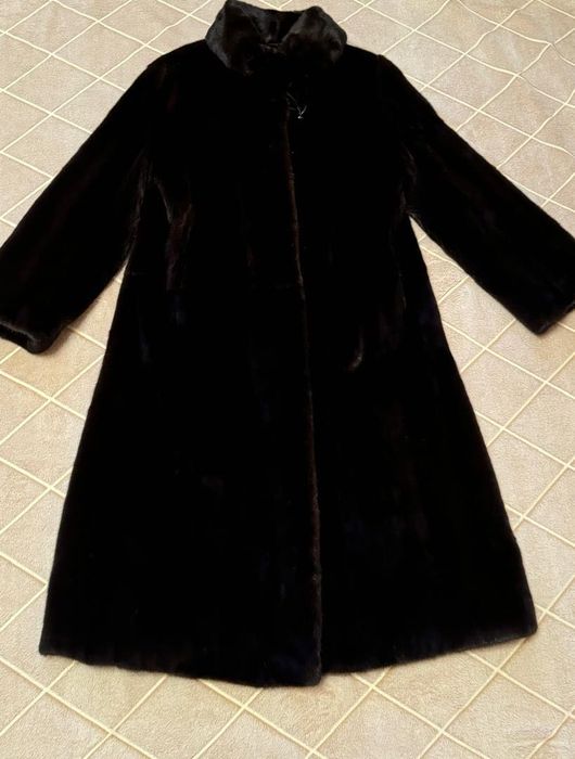 Шуба норковая длинная
