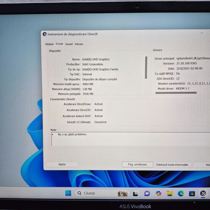 Laptop ASUS VivoBook 14" i5-1035G1 8GB 256GB SSD Zeus Amanet Militari