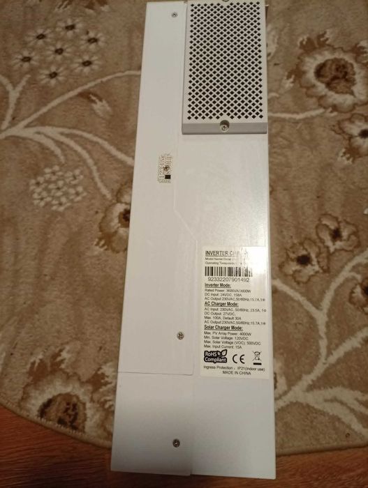 EASUN SMG ii 3.6KW sinus pur 24V cu regulator MPPT 100A