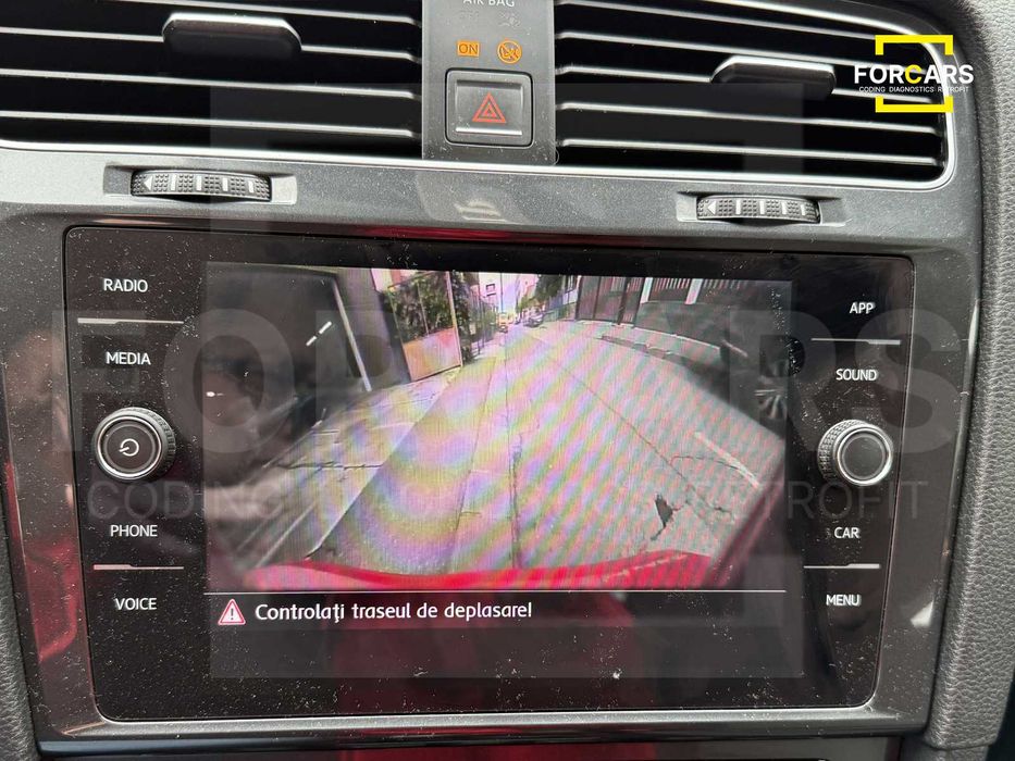 Cameră Marșarier Originală VW Golf 7 Mk7 Cameră Spate Emblemă Flip
