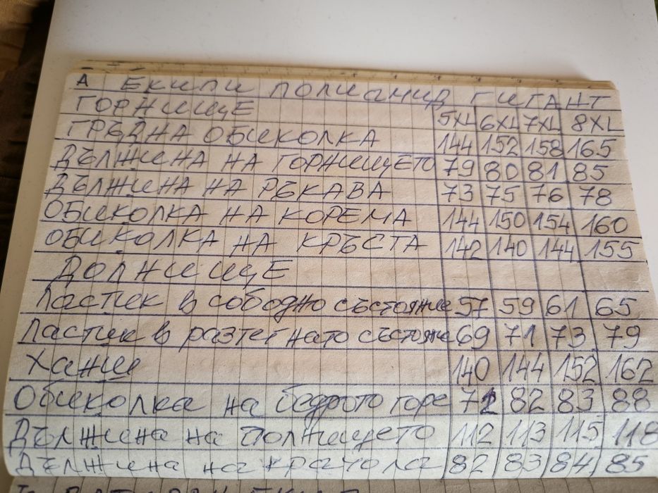 МНОГО ГОЛЕМИ мъжки екипи от полиамид 5XL, 6XL, 7XL, 8XL.