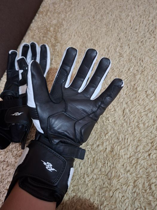 Manusi moto noi piele XL
