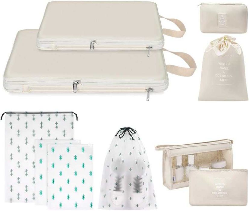 Органайзери за куфар OSDUE – комплект 10 броя, водоустойчиви