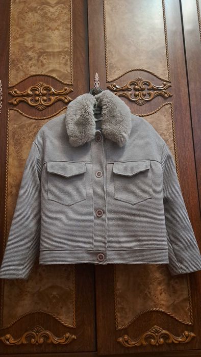 Женская шерстяная курточка/пальто